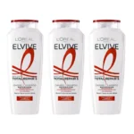 ELVIVE Champú Reparador Concentrado Total Repair | 370ML Champú reparador - Pack de 3 x 370 ml