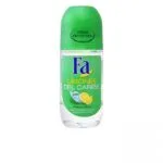 Desodorante roll-on Limones del Caribe frescor cítrico anti-transpirante envase 50 ml