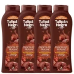 Gel de baño Tulipán Negro Chocolate Praliné 650 ml - Pack de 4 x 650 ML