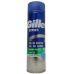 Gillette Series Gel de Afeitar Hombre para Pieles Sensibles, Efecto Calmante con Aloe Vera, 200 ml