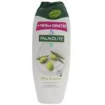 Gel de ducha en crema Oliva Verde y Leche botella 550 ml