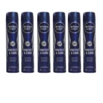 Nivea Desodorante Spray 200 ml. Men Protege y cuida - Pack Ahorro 6 x 200 ml