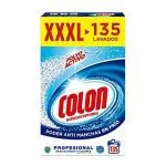 Colon Polvo Activo - Detergente para lavadora, adecuado para ropa blanca y de color, formato polvo - 135 dosis