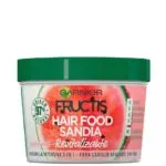 Mascarilla revitalizante Fructis Hair Food Sandía Garnier 390 ml
