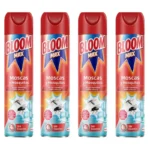 BLOOM - Insecticida moscas mosquitos Max Triple Efecto spray 400 ml - Pack de 4 x 400 ml