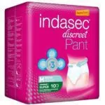 Discreet Pant braguita de incontinencia súper talla mediana paquete 10 unidades