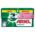 Detergente ARIEL PODS 3 en 1 Frescor Sensaciones 19 + 8 lavados