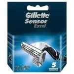 Gillette Sensor Excel Recargas Láminas De Afeitar 5 Uds*