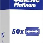 Gillette Platinum Hojas De Afeitar De Doble Filo Para Hombre, 50 Recambios
