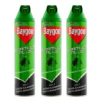 Baygon Insecticida contra Cucarachas y Hormigas, Fórmula Plus, Acción Rápida y Efecto Duradero, 400ml - Pack de 3 x 400 ml