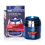 L'OREAL PARIS Revitalift Laser Pressed-Cream Noche | 50ML Crema facial con retinol