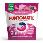 PUNTO MATIC Detergente Fusión Floral Detergente en cápsulas a máquina limpia perfuma y cuida aroma fusión floral 22 uds
