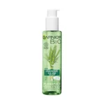 GARNIER Bio Gel Limpiador Lemongrass | 150ML Gel Limpiador Detox para pieles normales a mixtas