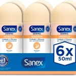 SANEX Dermo Sensitive | 50ML Desodorante roll-on 48h 6 Uds. X 50 ML Pack Ahoro X6