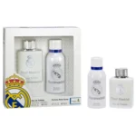 Real Madrid Set de Eau de Toilette para hombre y Spray de Cuerpo