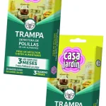 CASA JARDÍN | Trampa para Polillas【Pack de 2 X 3 Trampas】3 Meses de Duración por Trampa | No Contiene Insecticida | Para Interiores y Exteriores