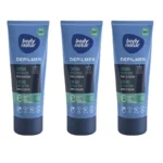 BODY NATUR Depilmen crema depilatoria para la ducha masculina tubo 200 ml x 3 uds. Total 600 ml