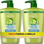 Garnier Fructis Pack de Champús Fuerza y Brillo para Cabello normal, Pack de 2 champús x 1 L*