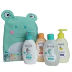 NENUCO pack Bebé Mochila de paseo rana con agua de colonia + champú Extra Suave + jabón líquido Ultra Suave + leche hidratante fragancia original Nenuco **