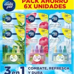 Ambipur 3Volution Ambientador Eléctrico 6 Recambios Con 3 Fragancias Complementarias Para Eliminar Los Malos Olores