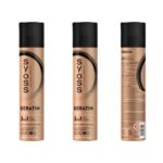 SYOSS Keratin Hair Spray Pack Ahorro 3 uds x 300ML Laca capilar Brillo intenso y flexible