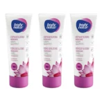 BODY NATUR crema depilatoria hidratante cuerpo con flor de loto tubo 200 ml x 3 uds Total 600 ml