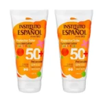 Instituto Español Protector Solar Infantil SPF 50+ | Pack de 2x150 ml | Loción Resistente al Agua y de Rápida Absorción