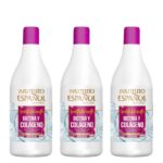 Instituto Español Champú Revitalizante Biotina + Colágeno 750 ml (Paquete de 3)