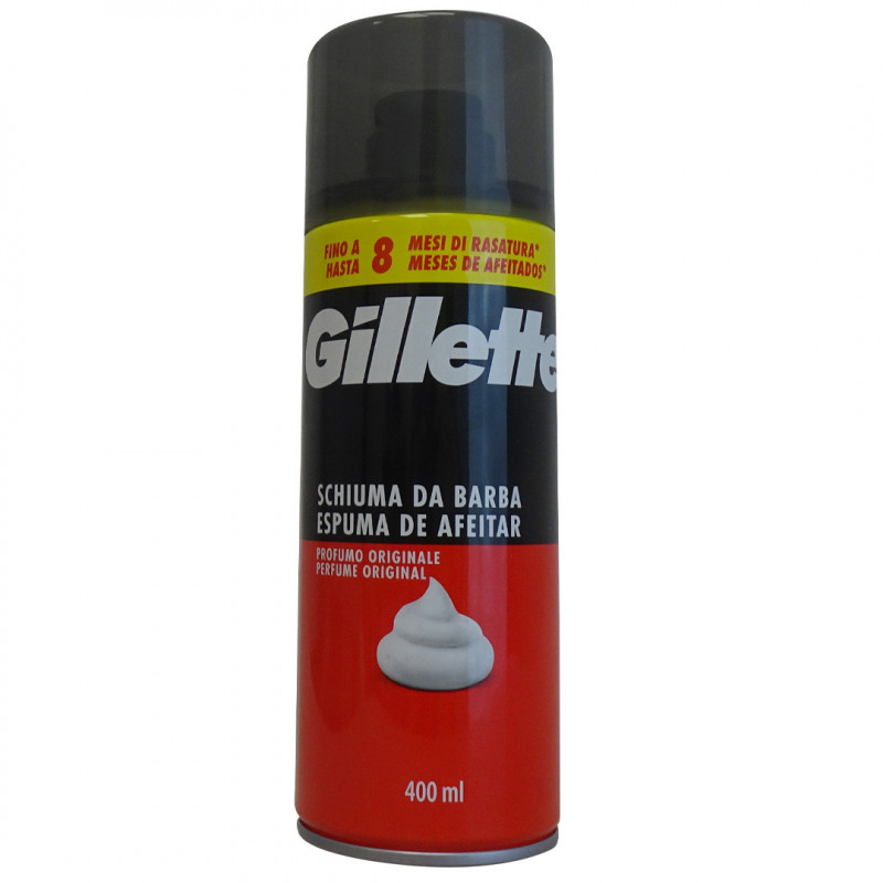 Gillette espuma afeitar 400 ml. Pieles normales 1 Gillette espuma afeitar Pack de 6x400 ml. Pieles normales - Imagen 1