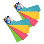 Vileda bayeta microfibra 3+1. Colores XL - Pack Ahorro 2 x 4 bayetas