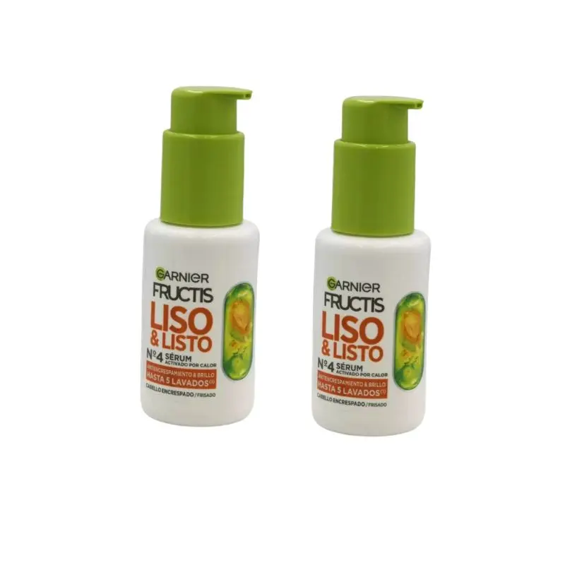 Serum Liso Keratina 50 ml Argan Garnier Fructis Serum Liso Keratina 50 ml Argan - Antiencrespamiento Brillo Dosificador 2 x 50 ml - Imagen 1