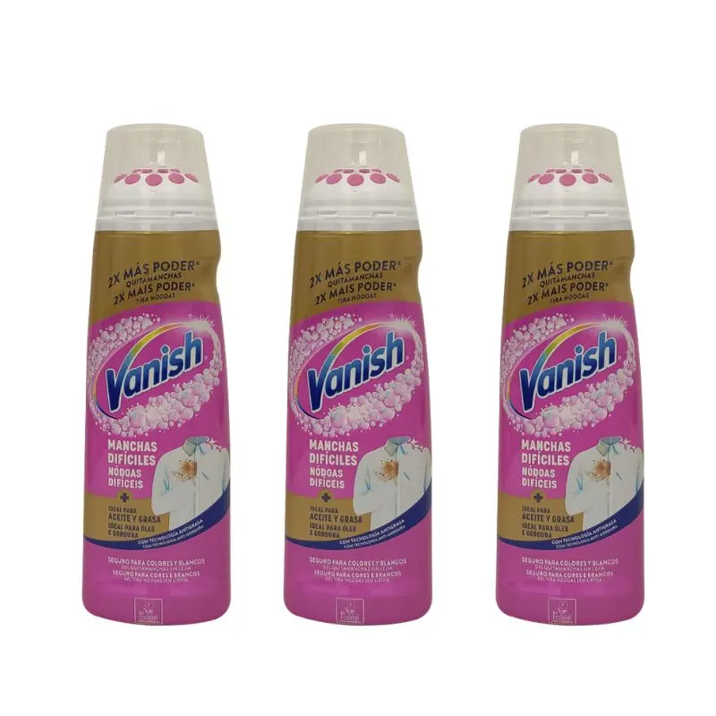 VANISH Quitamanchas penetrante combate las manchas de forma fácil y sencilla 200 ml – Pack de 3 x 200 ML