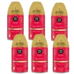 Recambio Aerosol Automático Joyas de Asia 250 ml con Aceites Esenciales Naturales - Pack de 6 x 250 ml